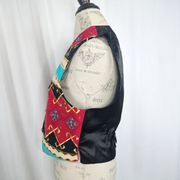 Vintage Hairston Roberson Ropa Western Vest Medium Deadstock - Picture 4 of 9
